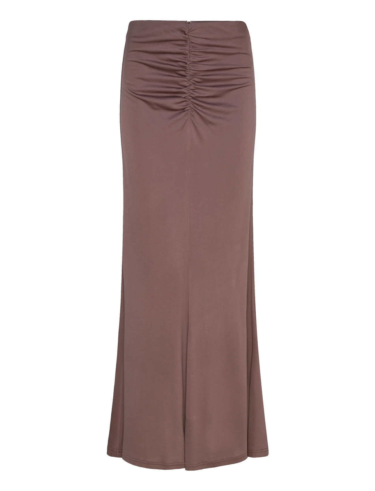 MALINA Majori Ruched Jersey Maxi Rock Braun - L - Damen