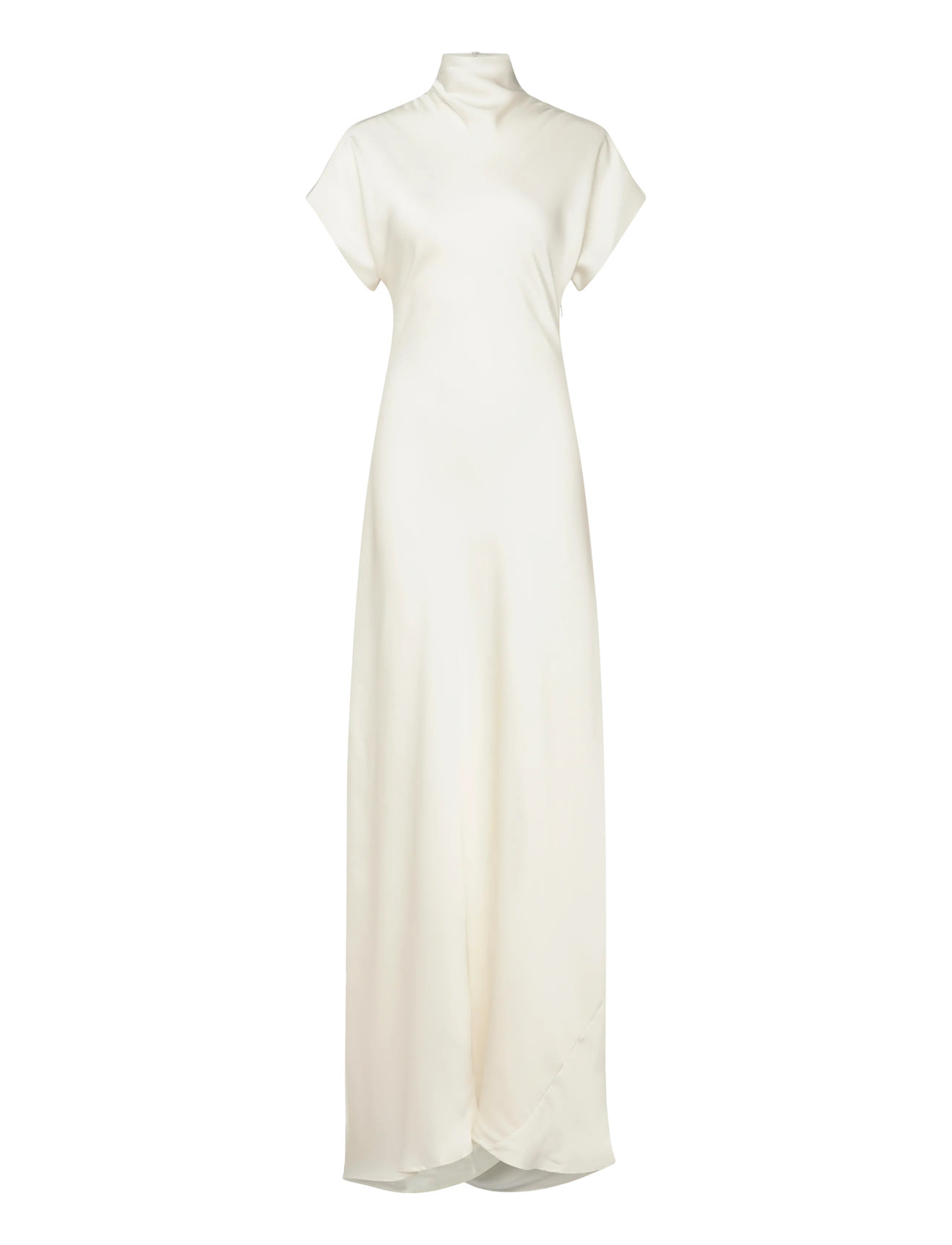MALINA Alivia Kurz Sleeve Satin Bridal Gown Cream - 38 - Damen
