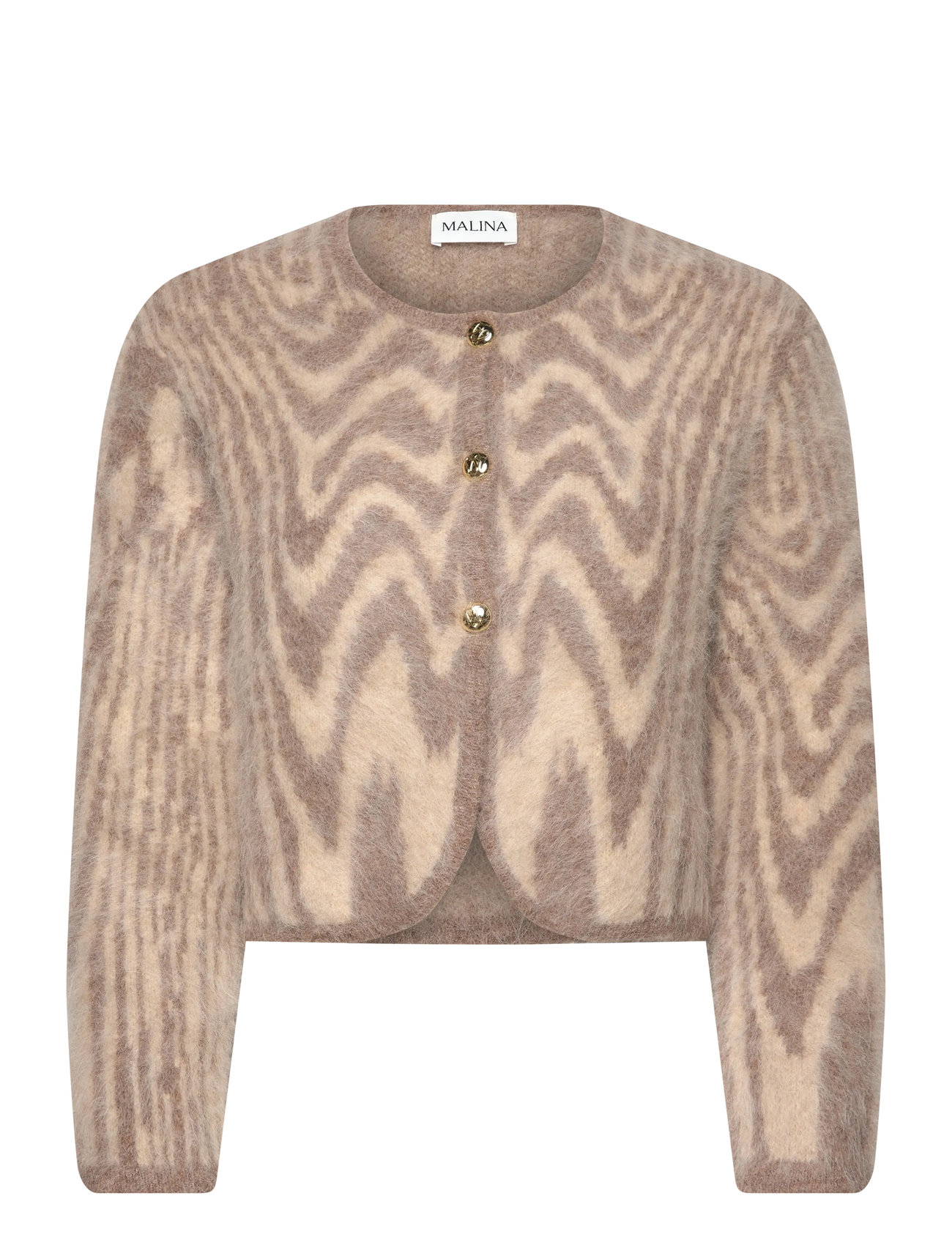 MALINA Aislinn Alpaca Blend Cardigan Beige - XL - Damen