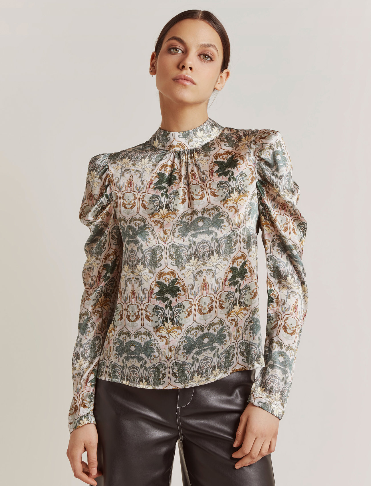 By Malina Ellery Silk Blouse - Long sleeved blouses - Boozt.com