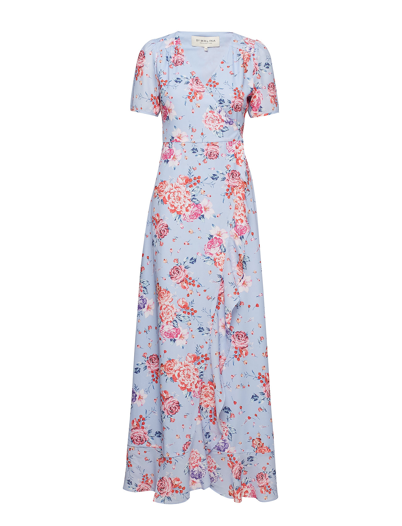 Alba Dress Maxi Galajurk Roze By Malina by malina kopen in de aanbieding