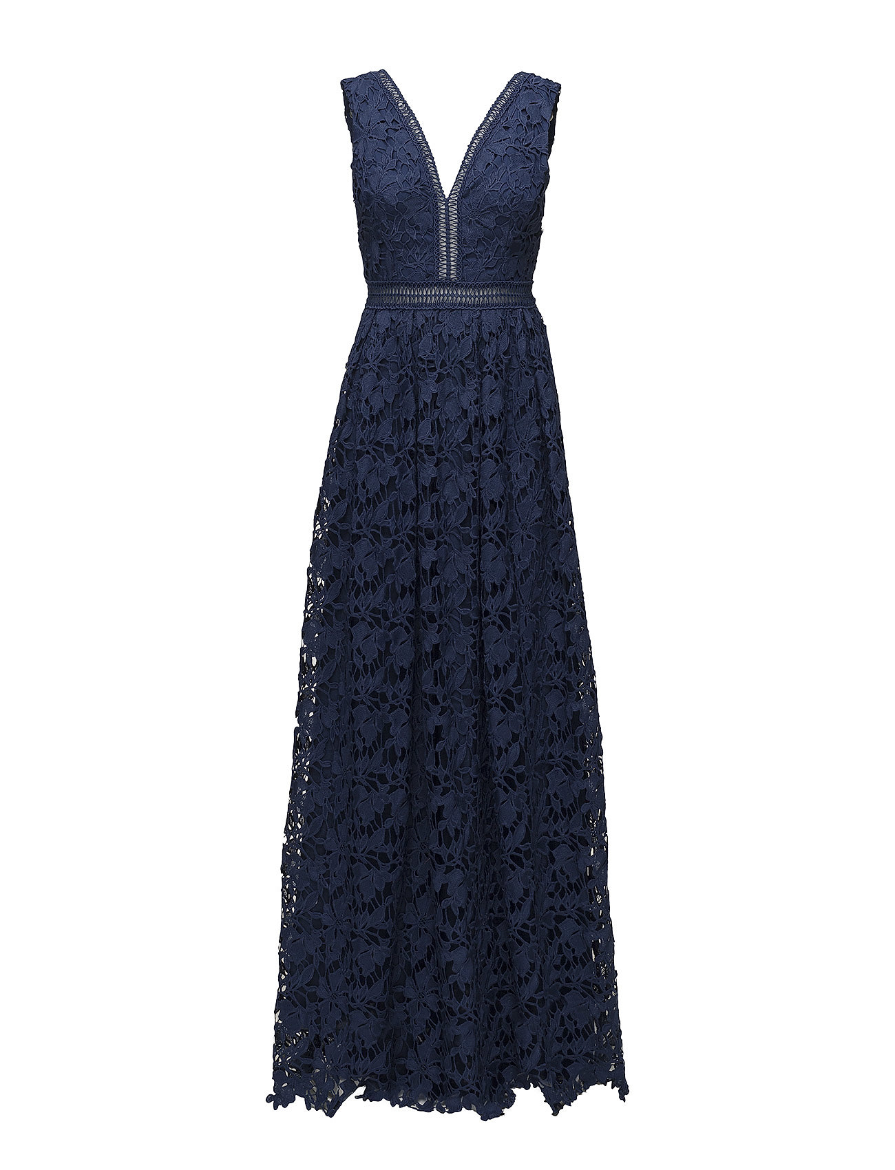 Alessia Maxi Dress Galajurk Blauw By Malina by malina kopen in de aanbieding