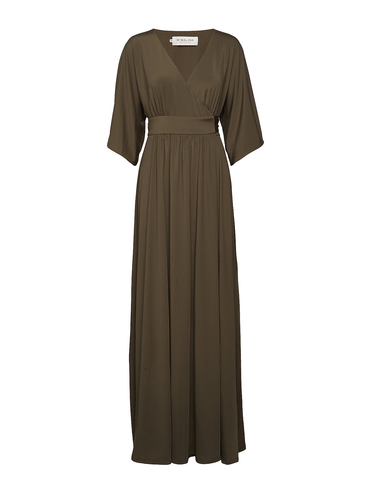 Evelynn Dress Maxi Galajurk Groen By Malina by malina kopen in de aanbieding