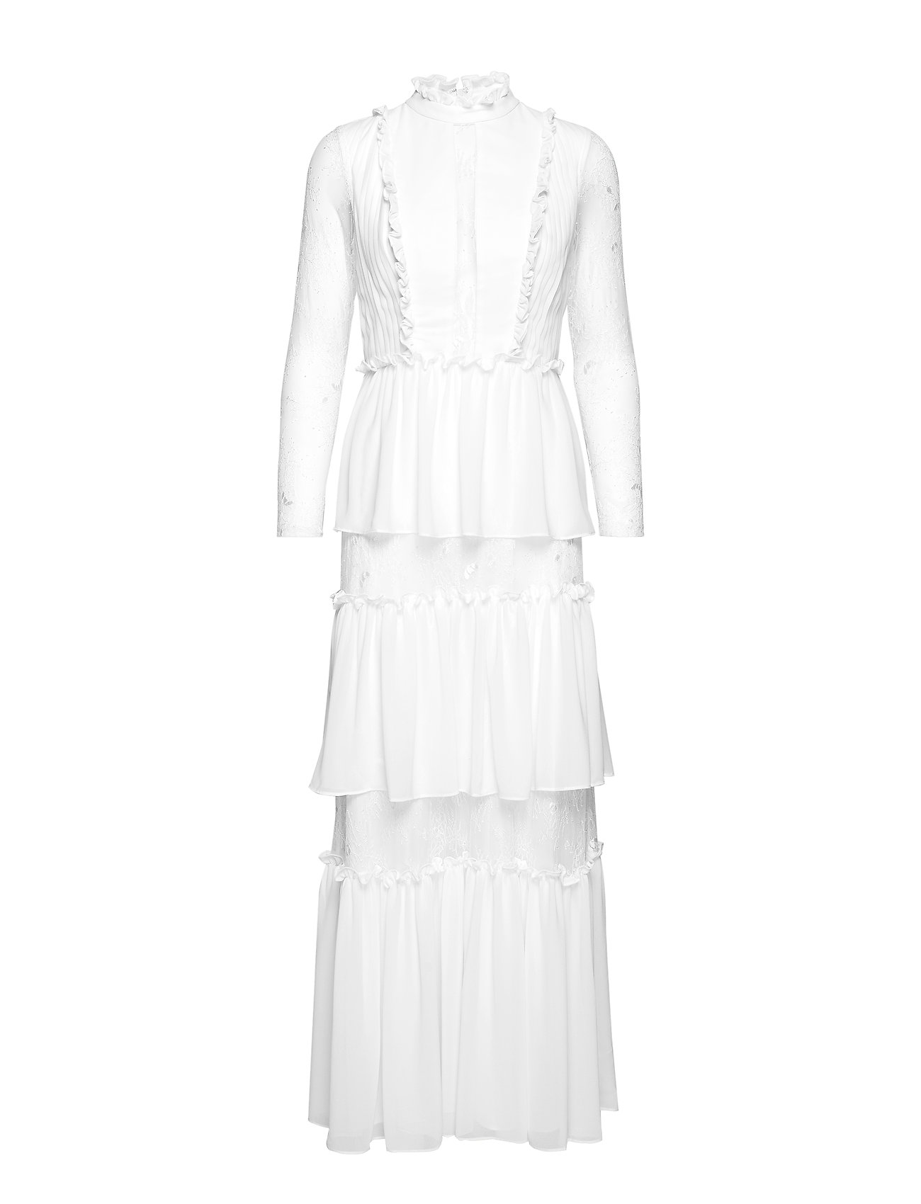 Gina Maxi Dress Galajurk Wit By Malina by malina kopen in de aanbieding