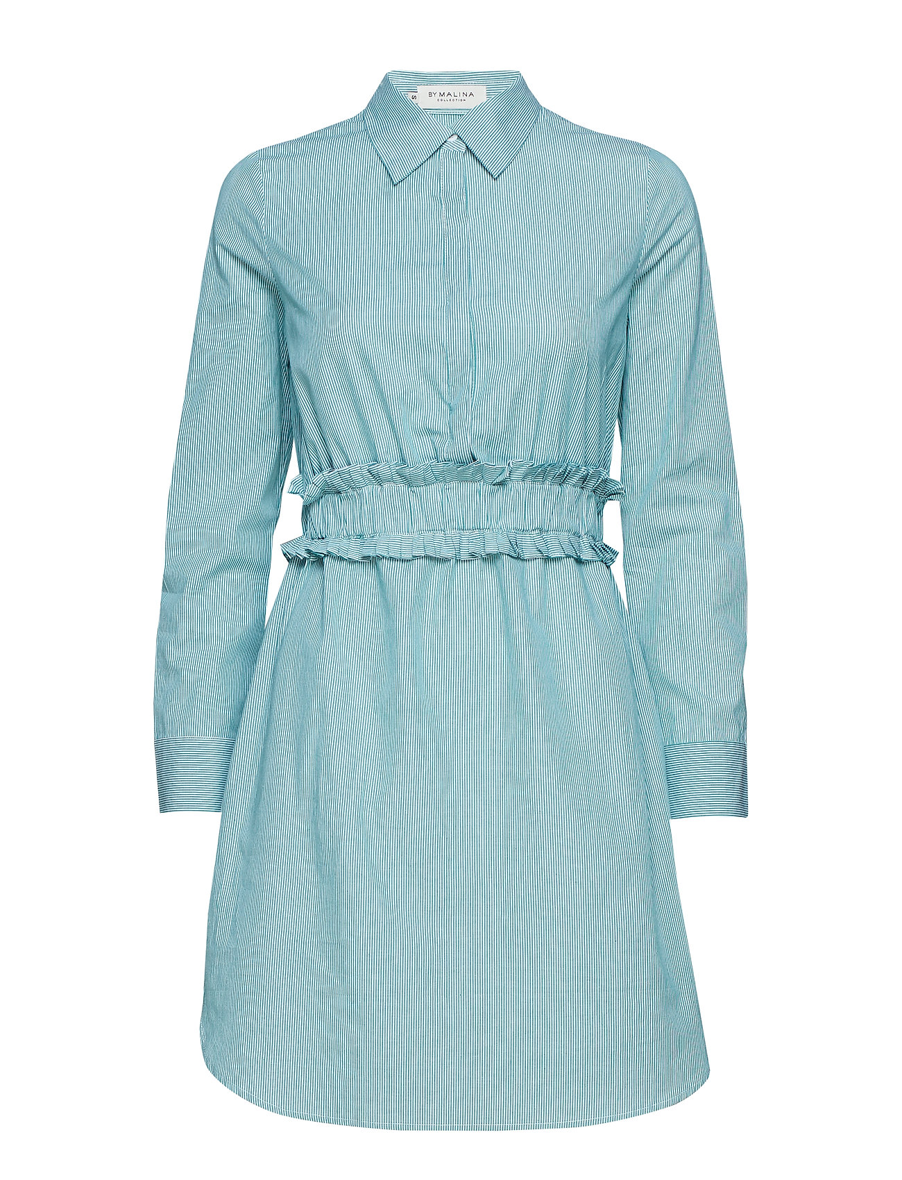 Saana Shirt Dress Korte Jurk Blauw By Malina by malina kopen in de aanbieding