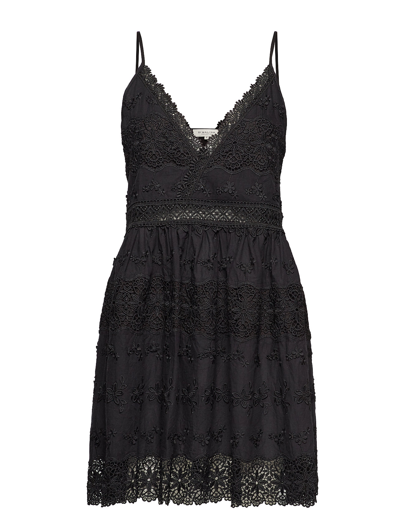 Ella Dress Korte Jurk Zwart By Malina by malina kopen in de aanbieding