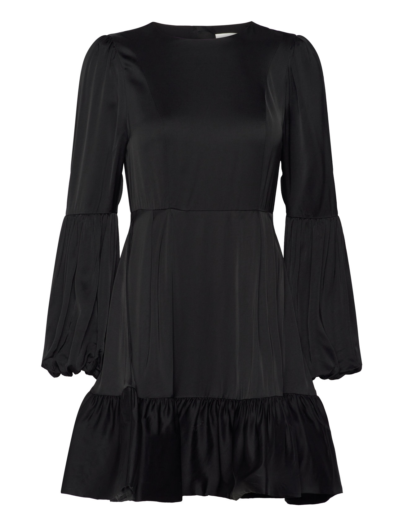 Malina Jasmine Ruffled Mini Dress Svart