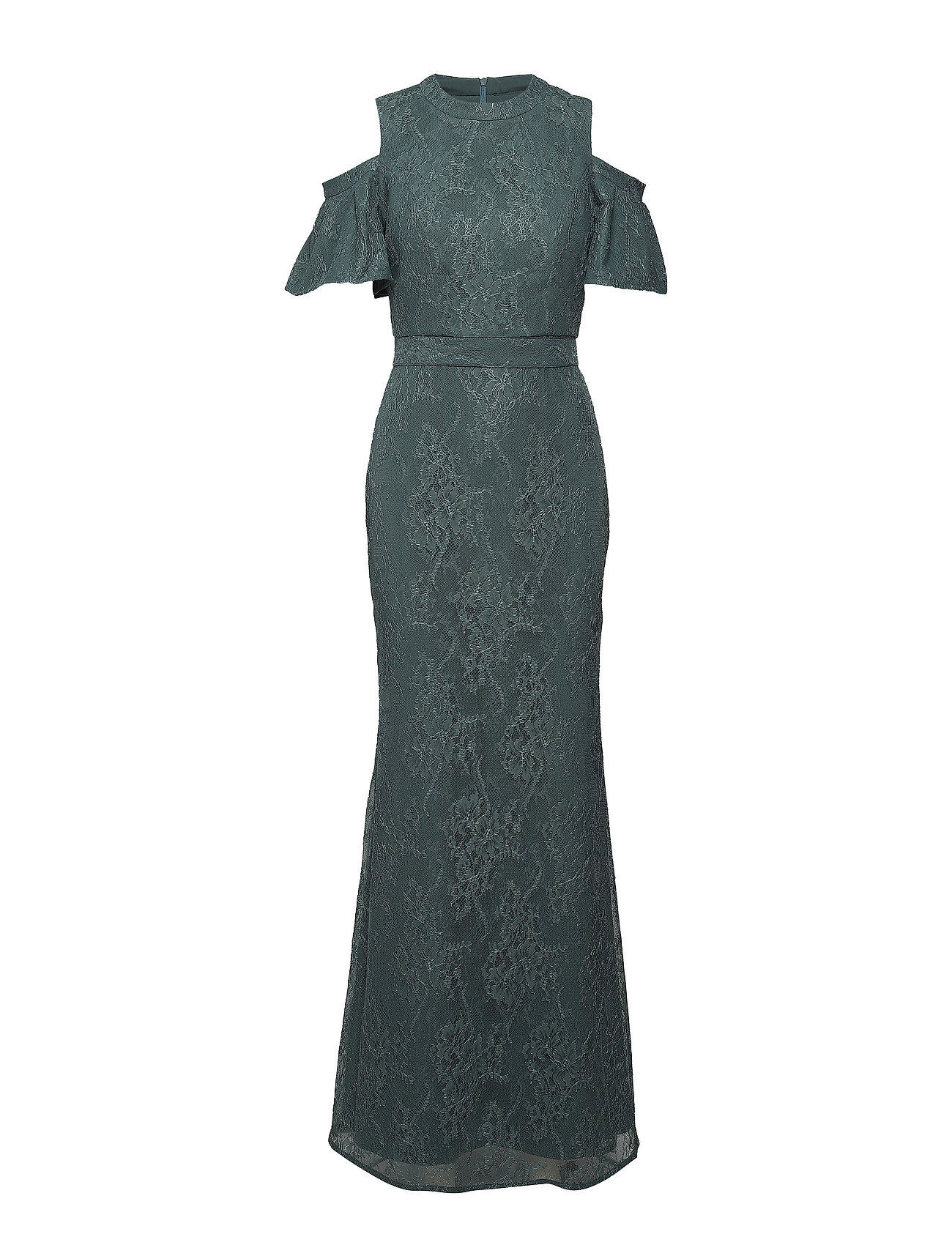 Reina Dress Maxi Galajurk Groen By Malina by malina kopen in de aanbieding
