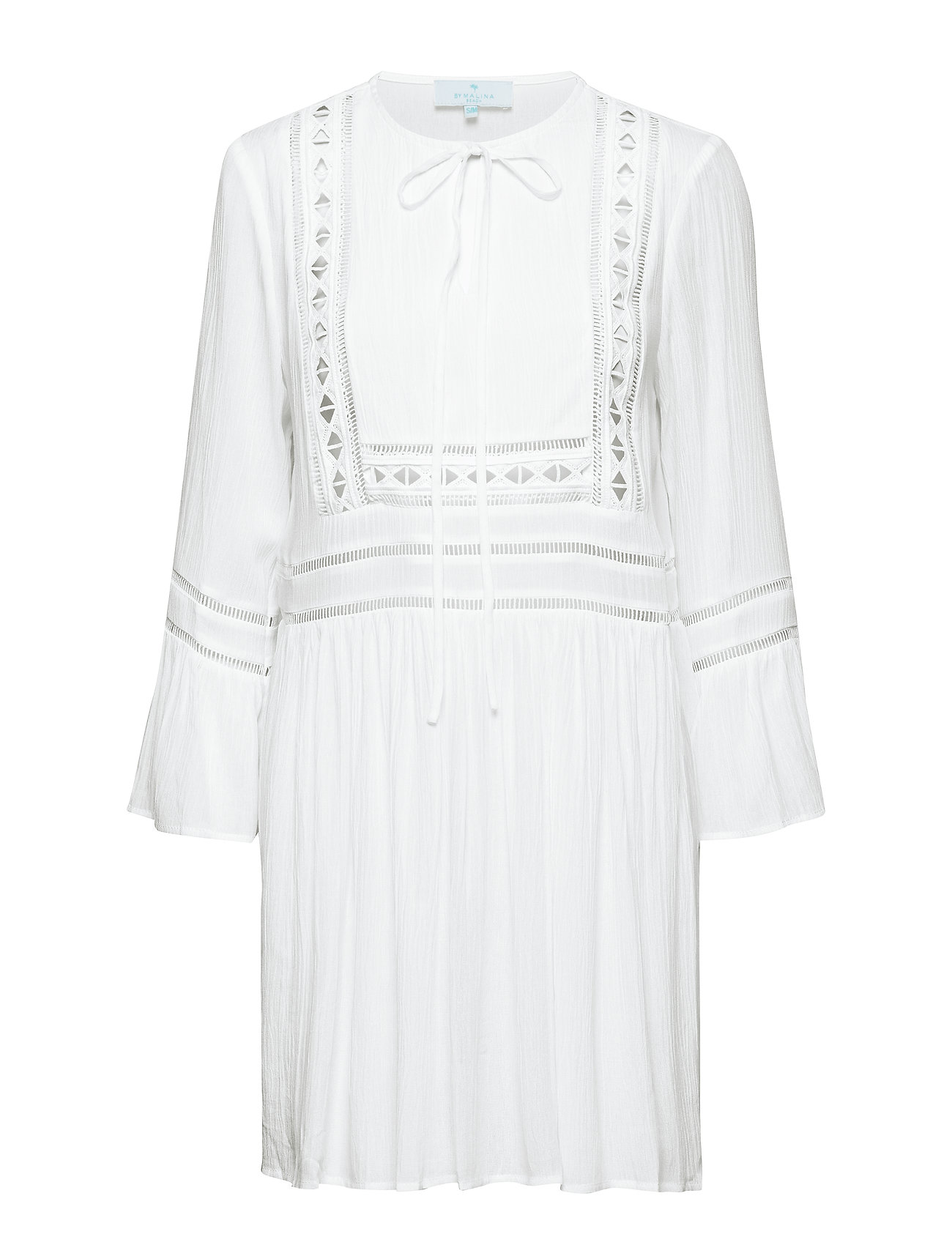 Lexi Kaftan Korte Jurk Wit By Malina by malina kopen in de aanbieding