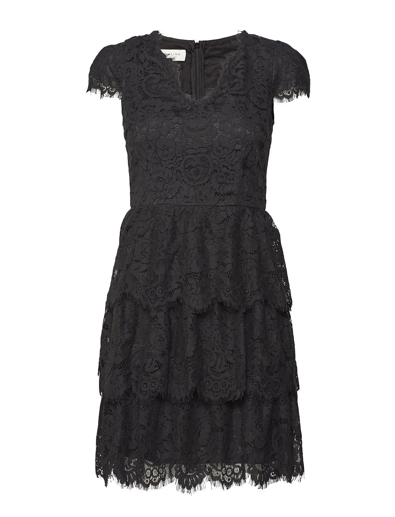 Peg Dress Korte Jurk Zwart By Malina by malina kopen in de aanbieding