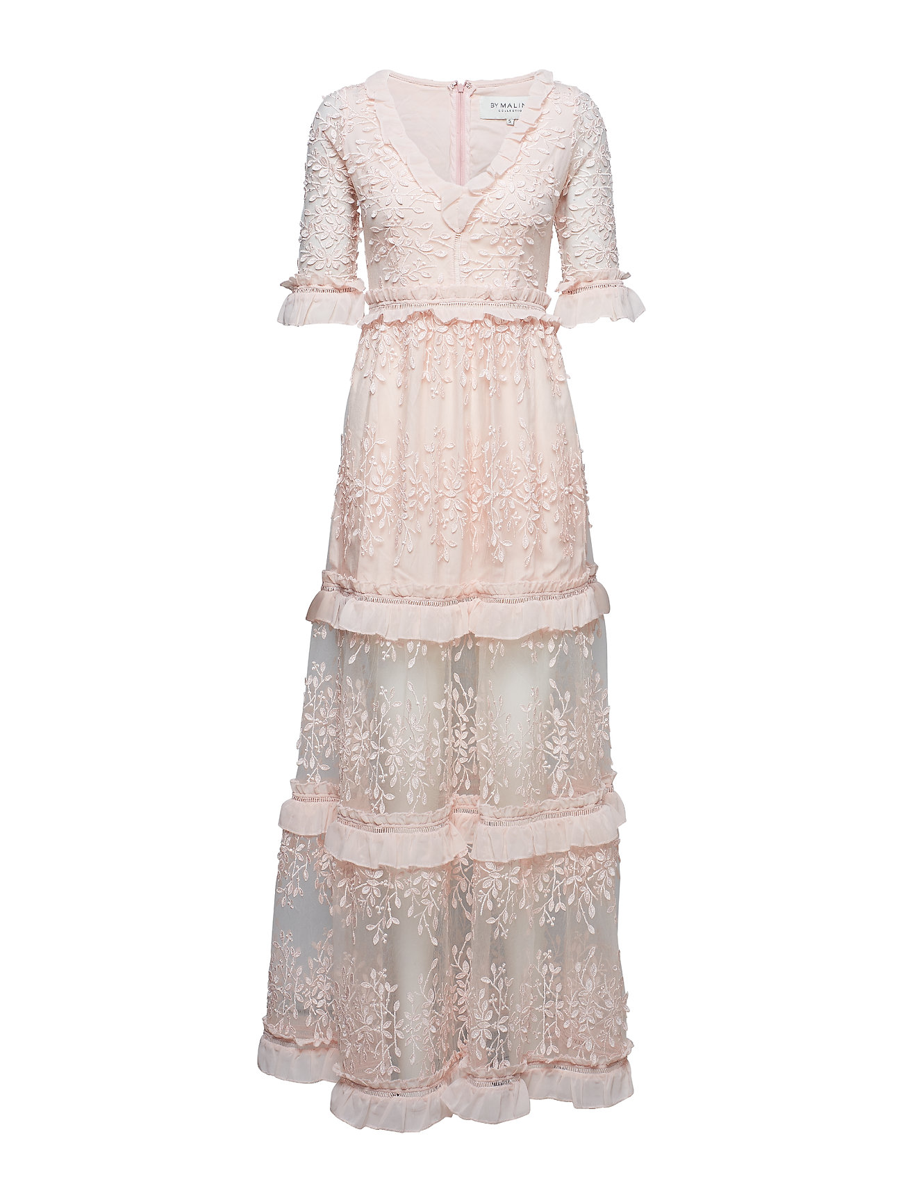 Selena Dress Maxi Galajurk Roze By Malina by malina kopen in de aanbieding