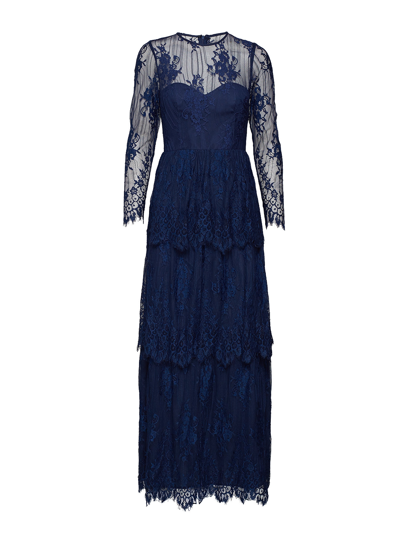 Annie Maxi Dress Galajurk Blauw By Malina by malina kopen in de aanbieding