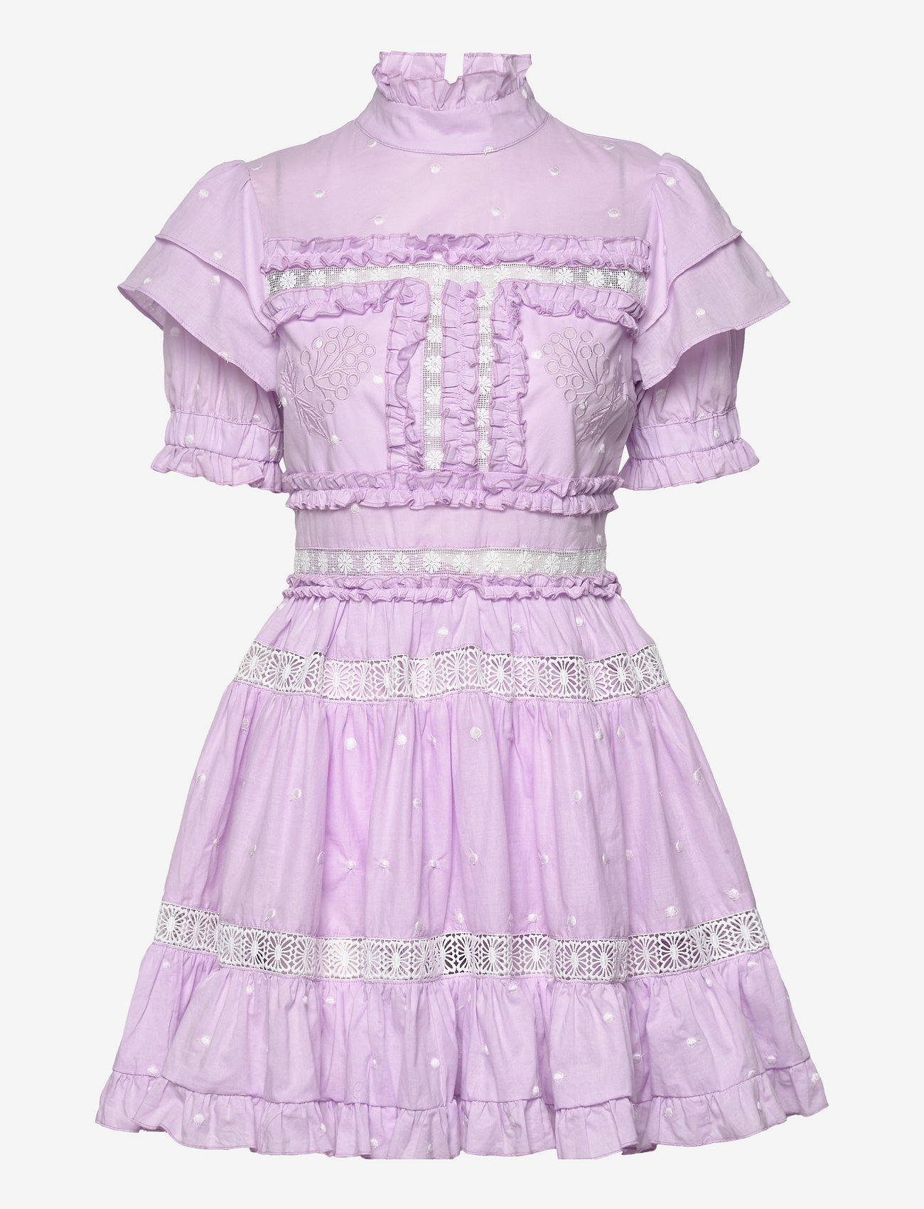 By Malina - Iro mini dress - sukienki koronkowe - lavender - 1
