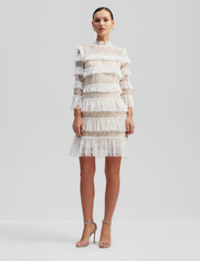 By Malina - Carmine mini dress - sukienki koktajlowe - cloudy white - 0