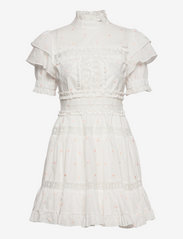Iro mini dress - WHITE/PINK