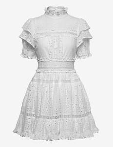 Iro mini lace dress - krótkie sukienki - white