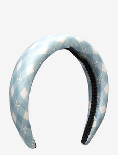 Sally headband - hårbånd - iconic print ocean blue