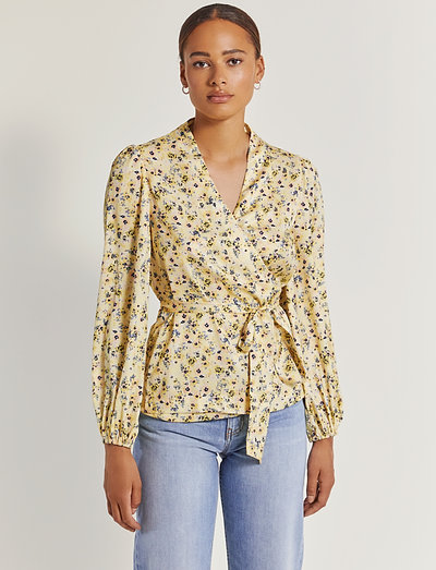 Adelie blouse - långärmade blusar - botanica lemon