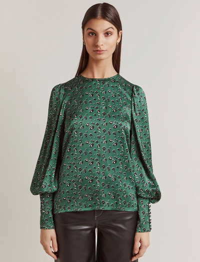 Malina Rina Balloon Sleeve Blouse - Langærmede bluser - Boozt.com