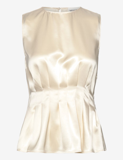 Lova high neck pleated top