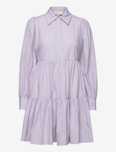 Allie shirt dress - sukienki letnie - lavender stripe