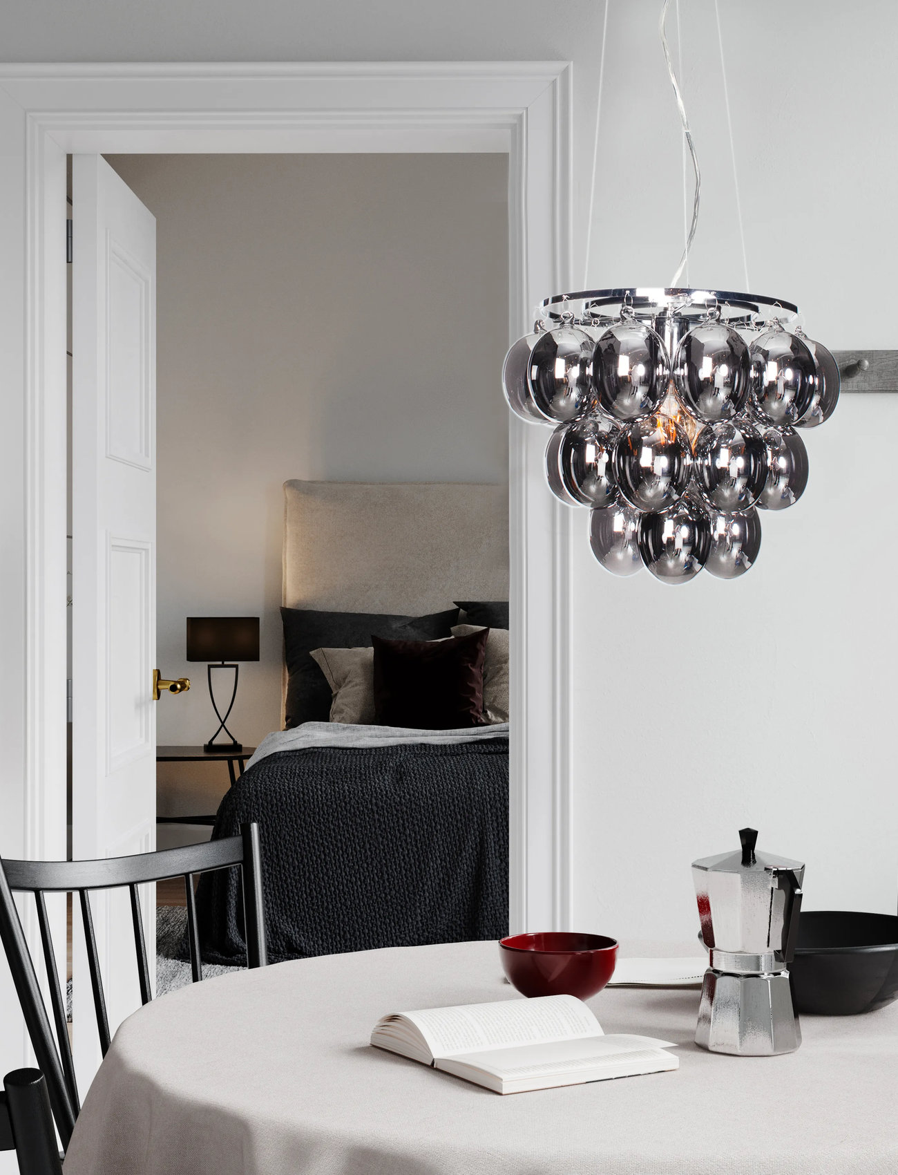 By Rydéns Bubbles Taklampa Rökgrå, Ø 35 cm, Silver, Loftslamper > Pendellamper, Unisex