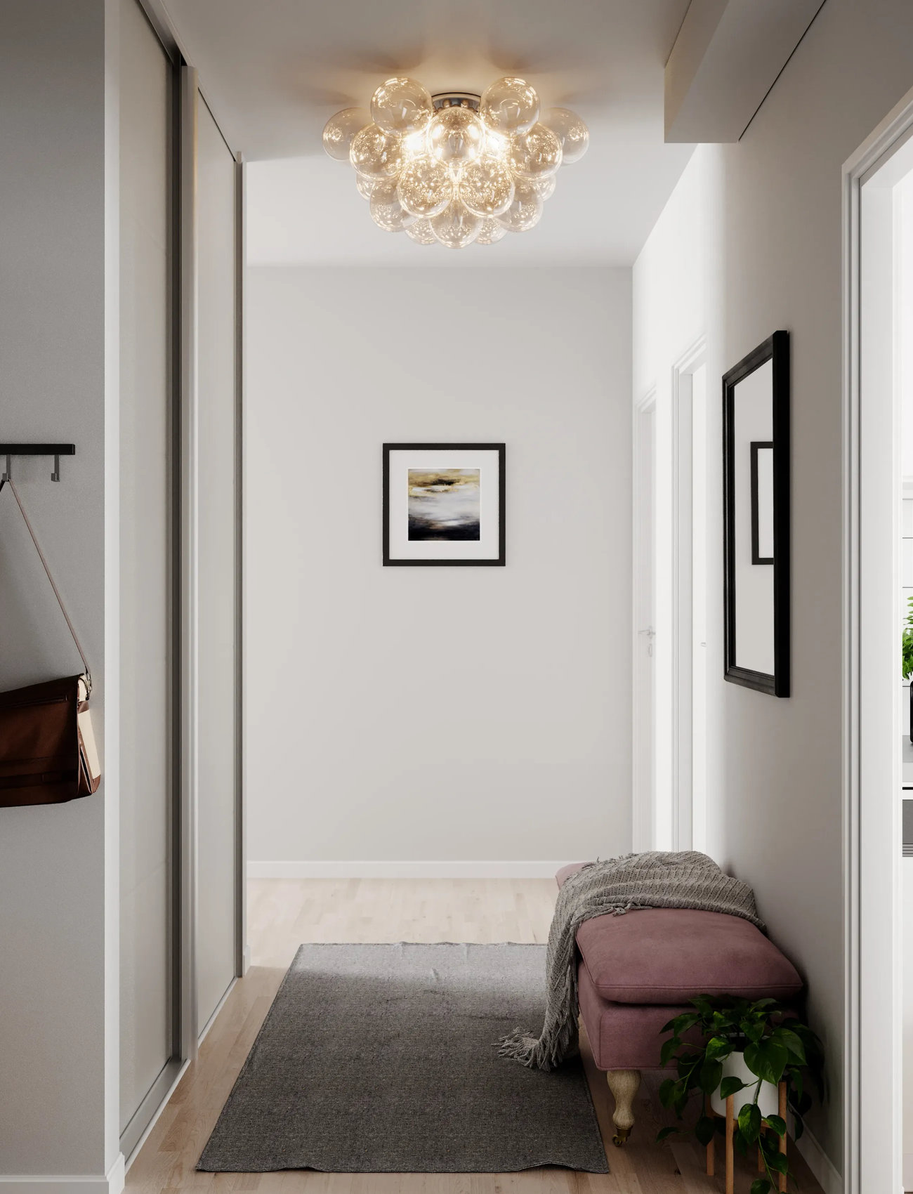 By Rydéns Gross Ceiling Lamp, Ø40X70 cm, Beige, Loftslamper > Indbyggede Loftslamper, Unisex