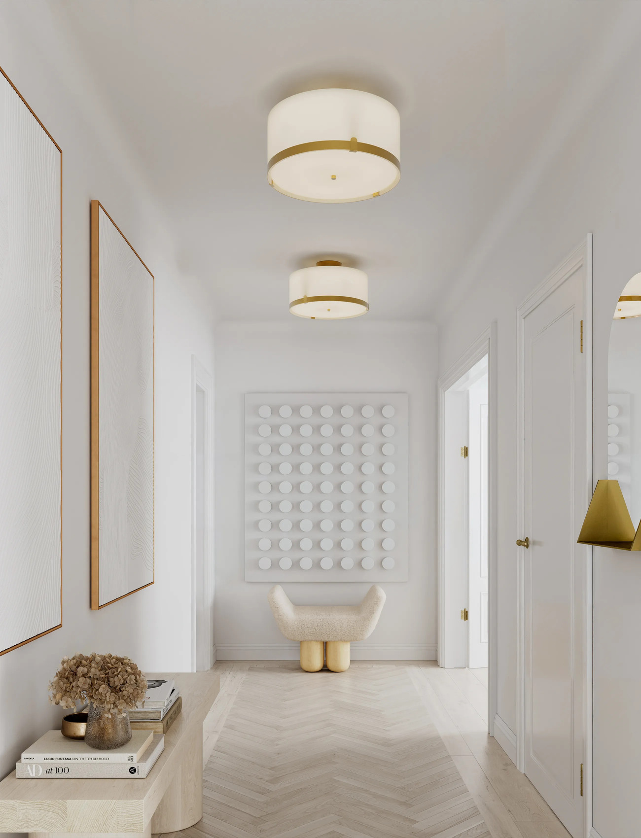 By Rydéns Ceiling Lamp Marcel, 24X40.5 cm, Gold, Loftslamper > Indbyggede Loftslamper, Unisex