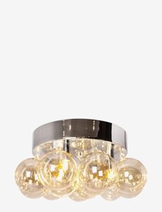 Bubbles Plafond - flush mount ceiling lights - chrome/amber