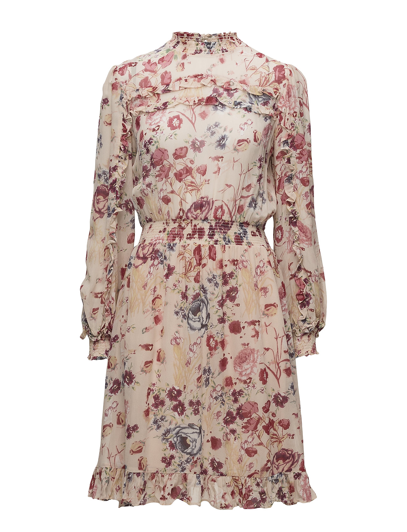 By Ti Mo Semi Couture Smocking Dress Jurk Knielengte Roze By Ti by ti mo kopen in de aanbieding