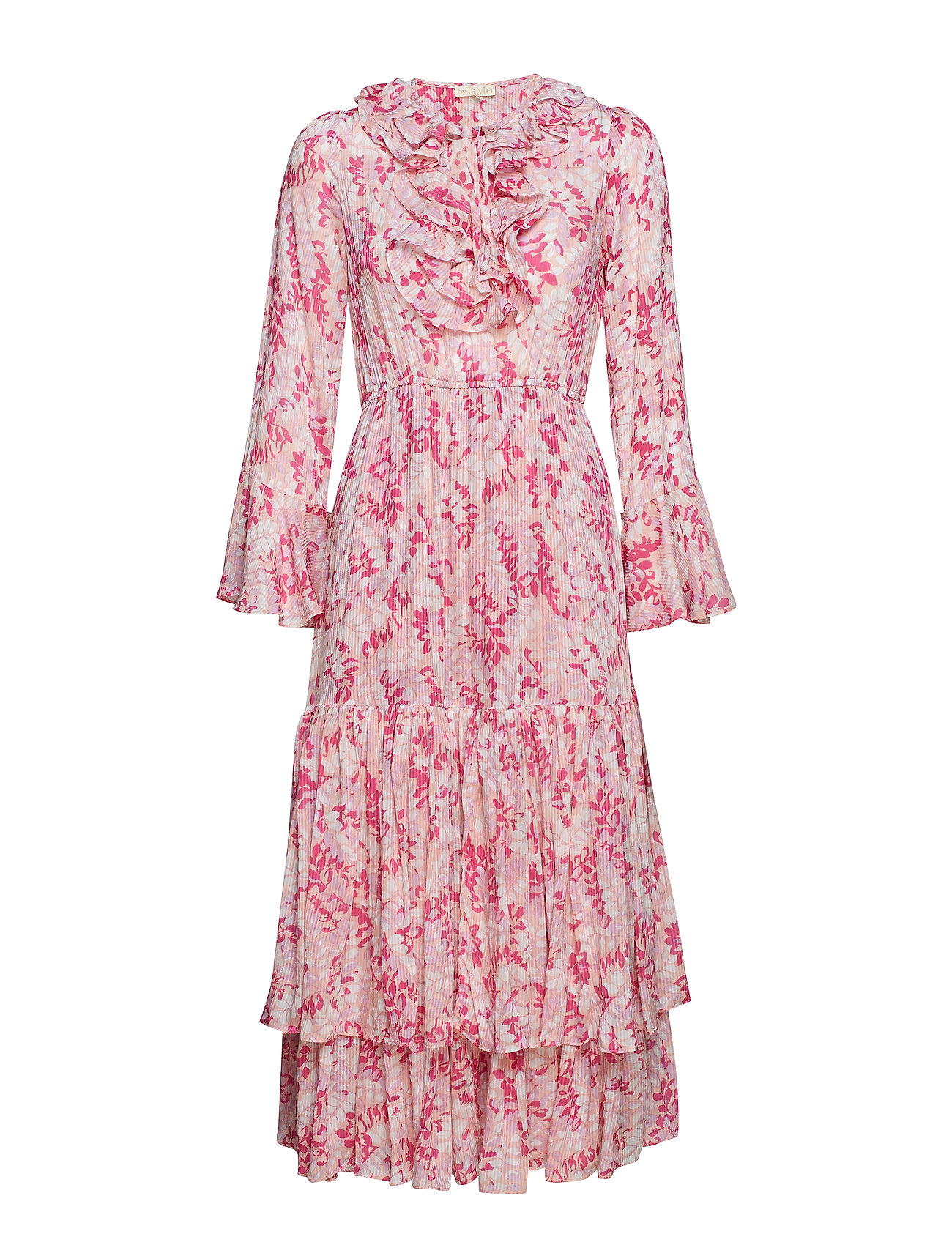 By Ti Mo Thin Semi Flounce Dress Jurk Knielengte Roze By Ti by ti mo kopen in de aanbieding