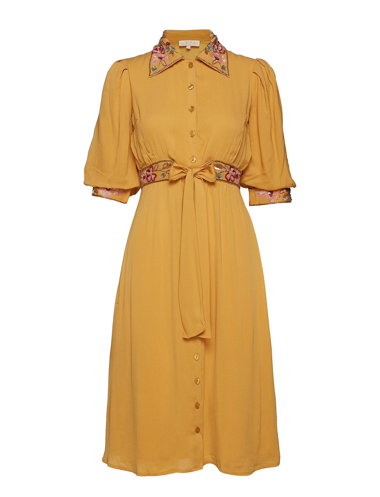 By Ti Mo Decor Shirt Dress Jurk Knielengte Geel By Ti by ti mo kopen in de aanbieding