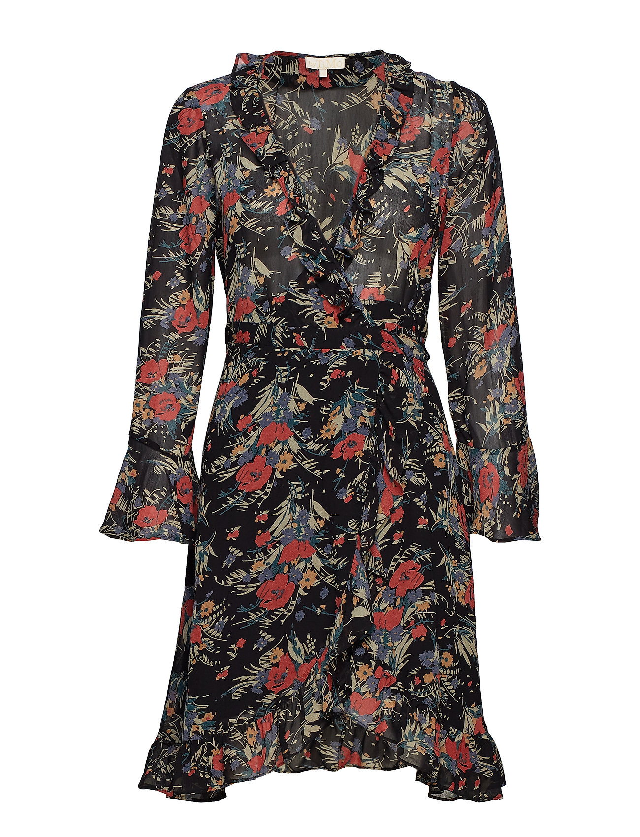 By Ti Mo Semi Couture Wrap Dress Korte Jurk Zwart By Ti by ti mo kopen in de aanbieding