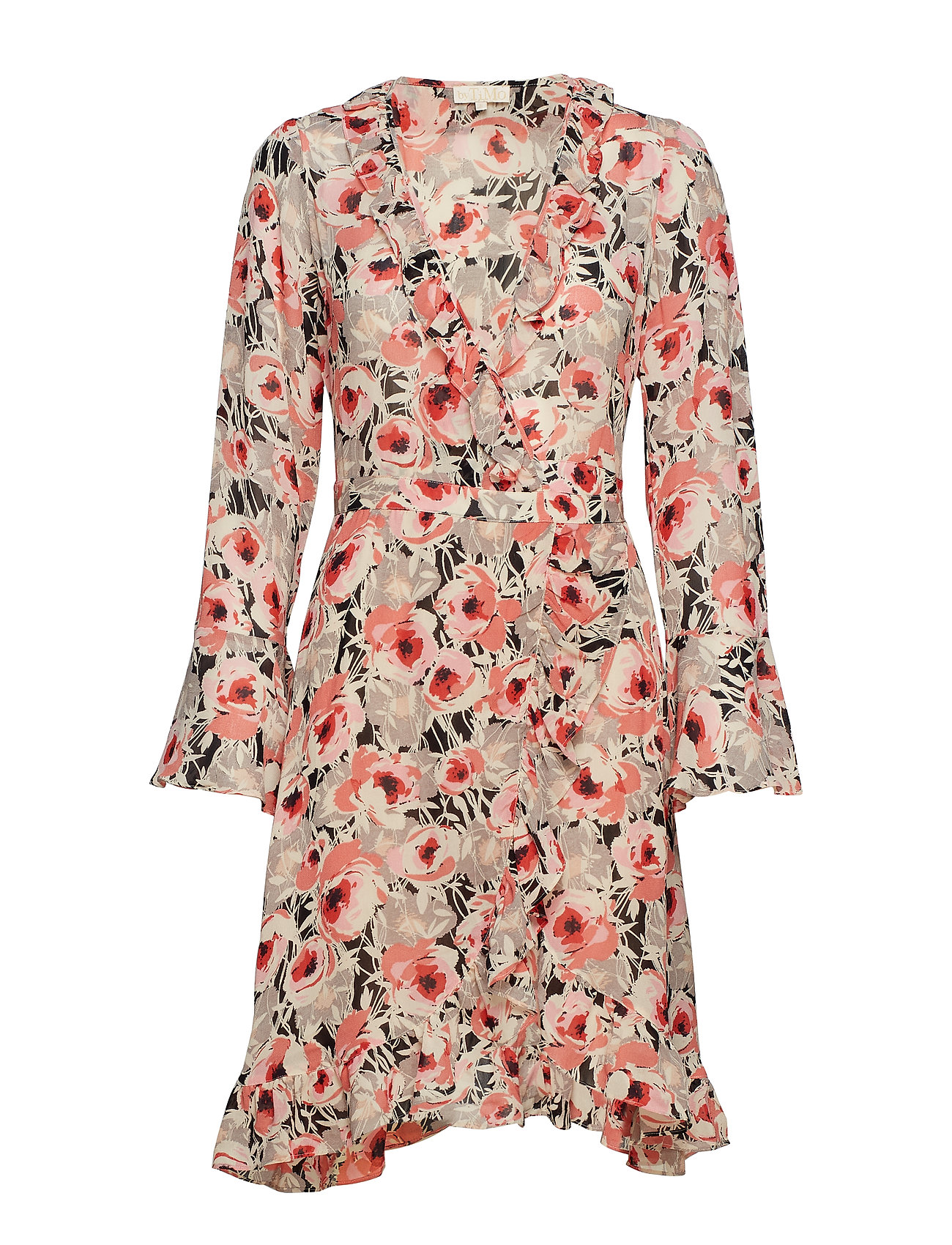 By Ti Mo Semi Couture Wrap Dress Korte Jurk Roze By Ti by ti mo kopen in de aanbieding