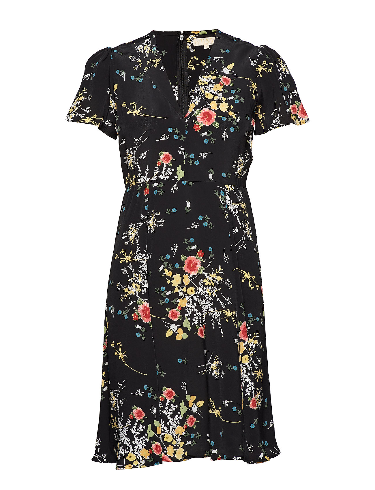 By Ti Mo 50S Dress Jurk Knielengte Zwart By Ti by ti mo kopen in de aanbieding