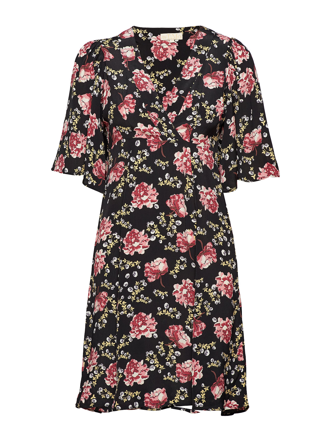 By Ti Mo Ruffle Bell Sleeve Dress Jurk Knielengte Multipatroon By Ti by ti mo kopen in de aanbieding By Ti Mo Ruffle Bell Sleeve Dress Jurk Knielengte Multipatroon By Ti by ti mo kopen in de aanbieding