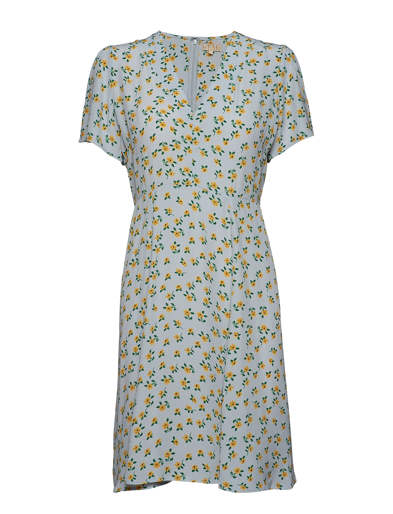 By Ti Mo 50S Dress Jurk Knielengte Blauw By Ti by ti mo kopen in de aanbieding