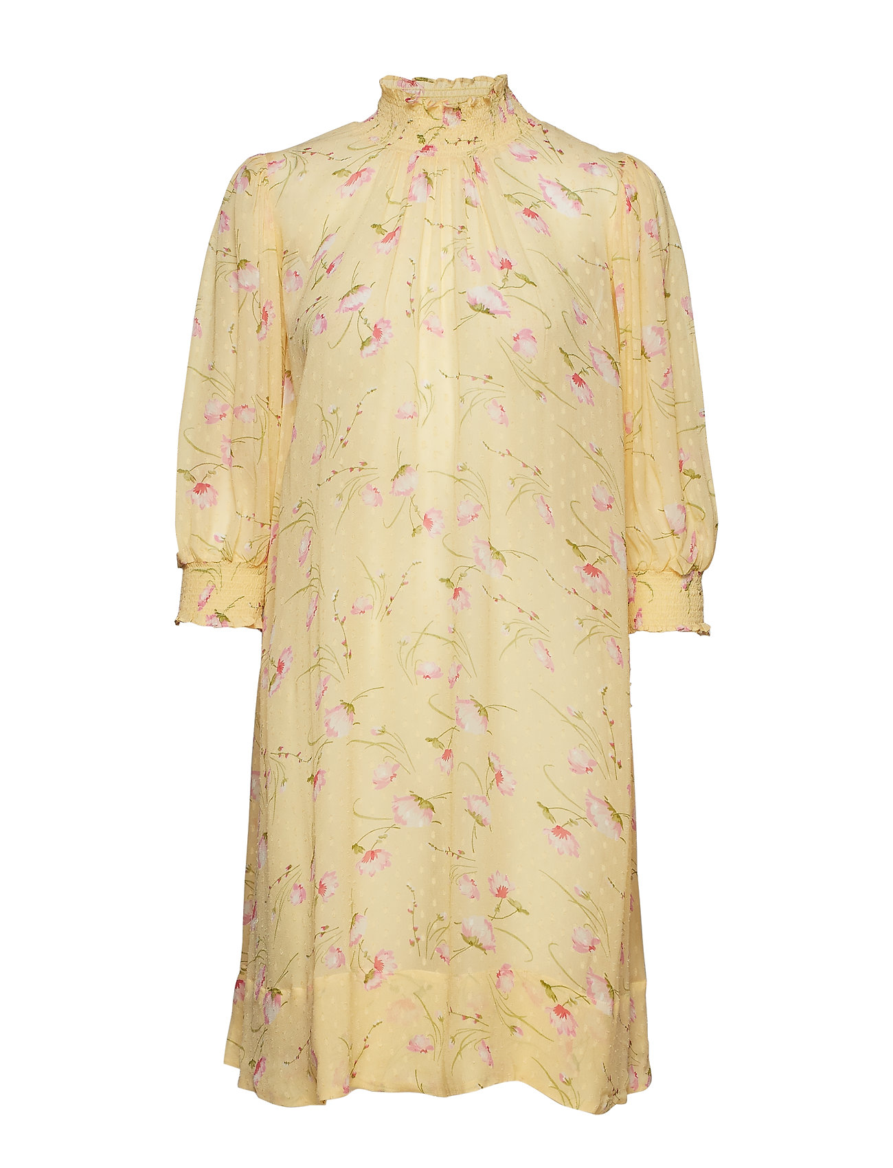 By Ti Mo Delicate Semi A Line Dress Jurk Knielengte Geel By Ti by ti mo kopen in de aanbieding