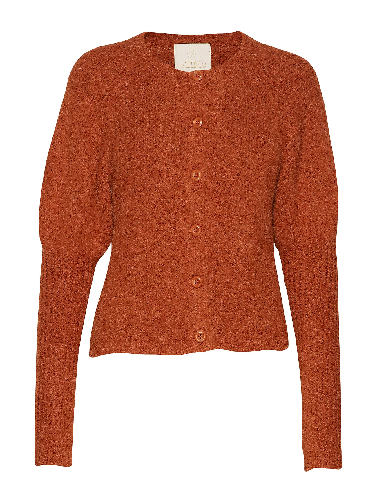 Hairy Knit Puffed Cardigan Hairy Knit Puffed Cardigan