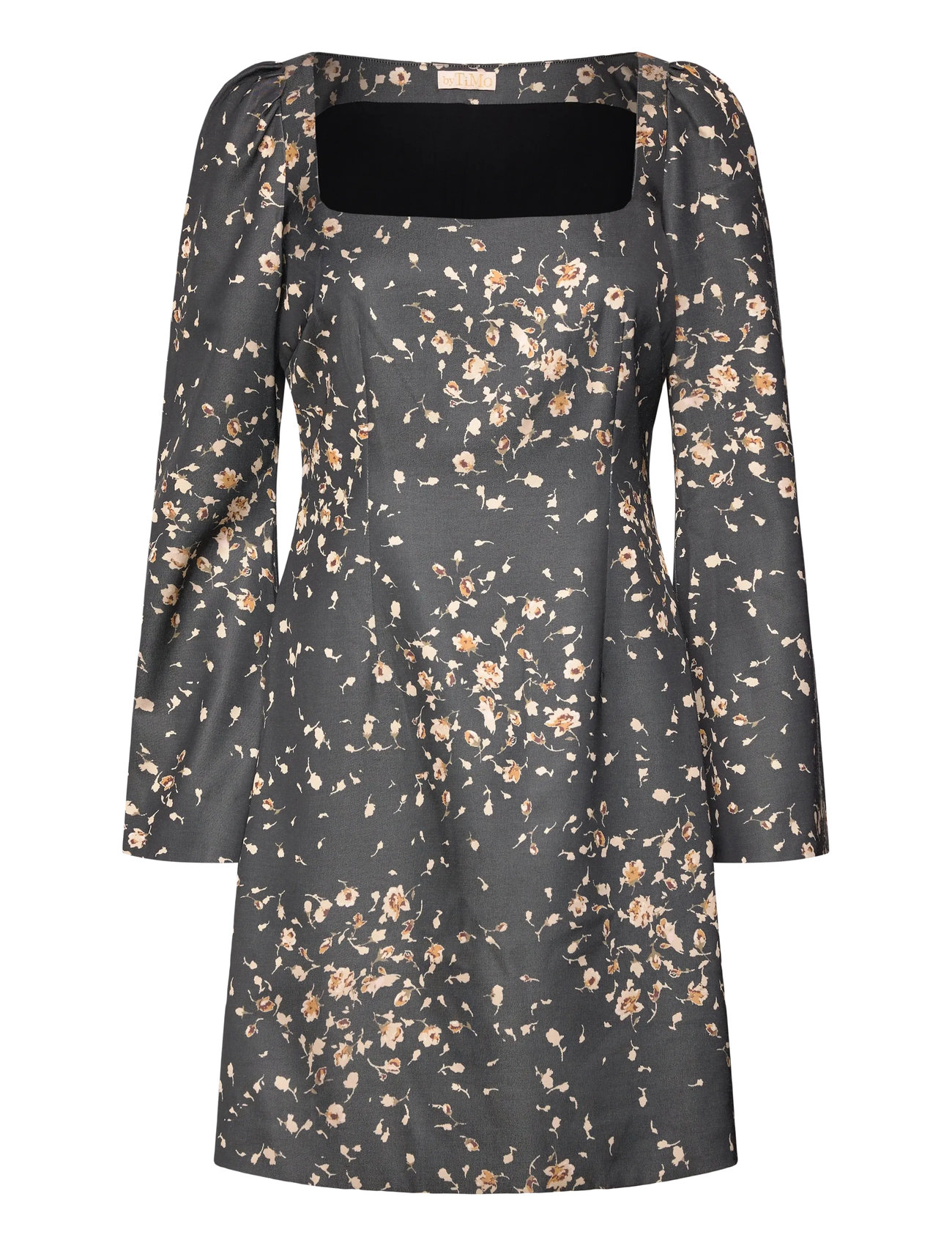 BY TI MO Tailored Satin Mini Kleid Grau - L - Damen