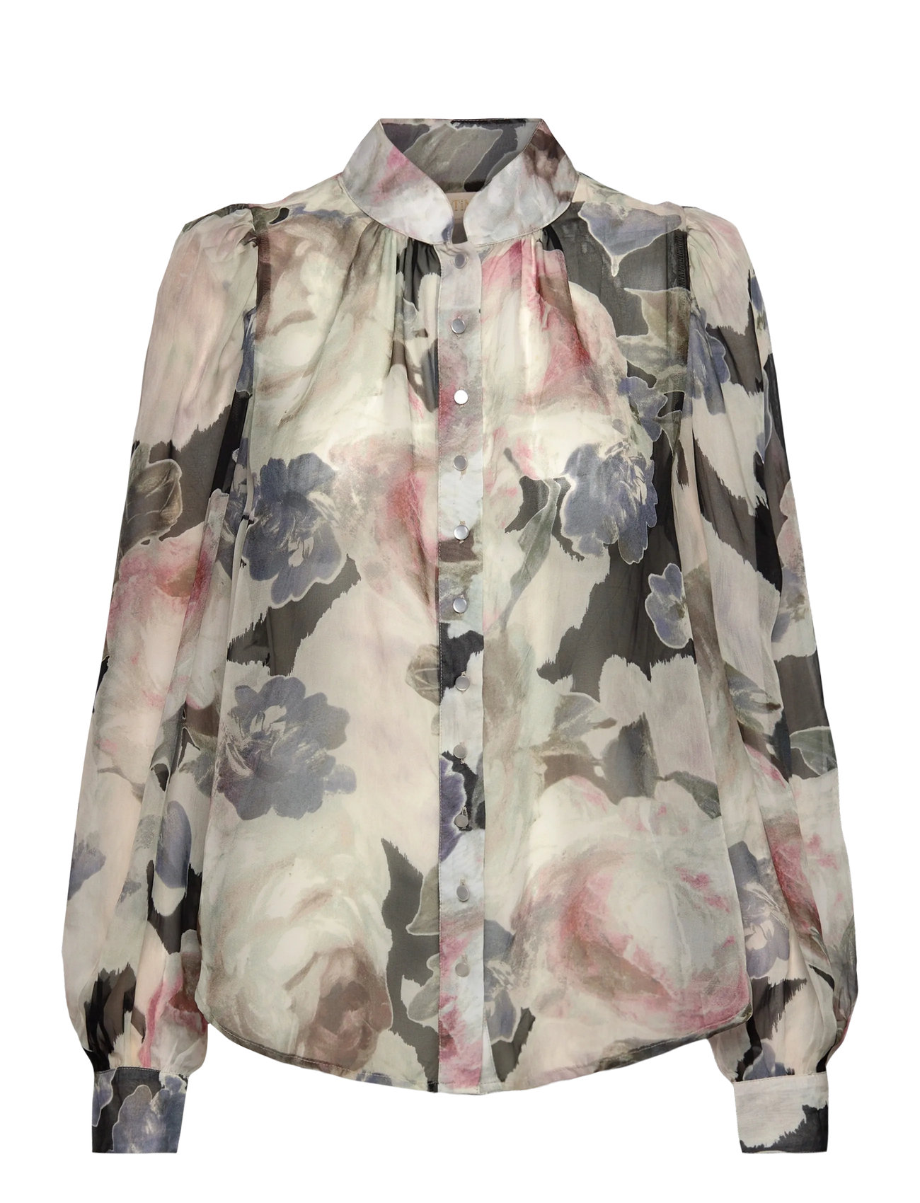 BY TI MO Organza Bluse Cream - S - Damen