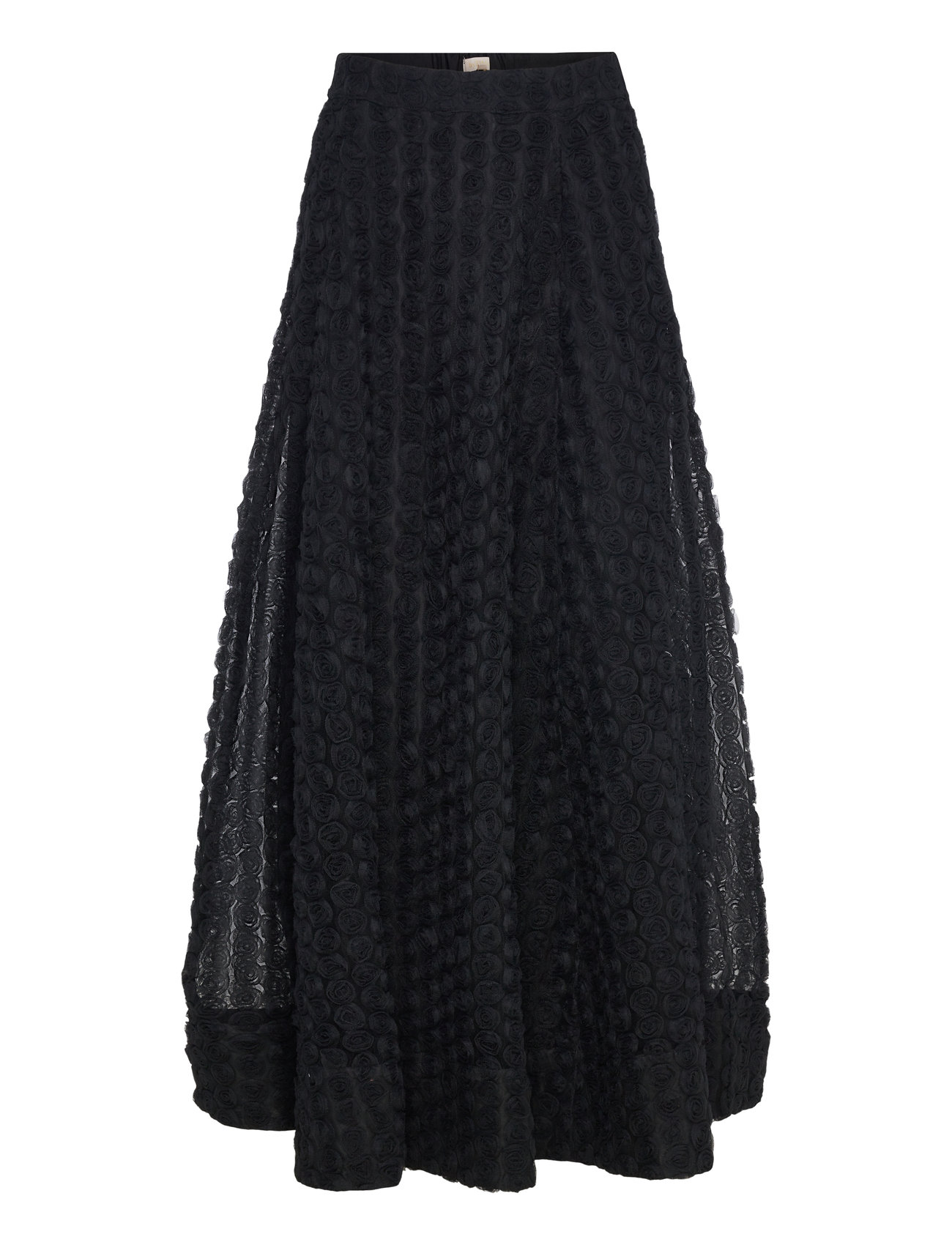 BY TI MO Decorated Maxi Rock Schwarz - XS - Damen