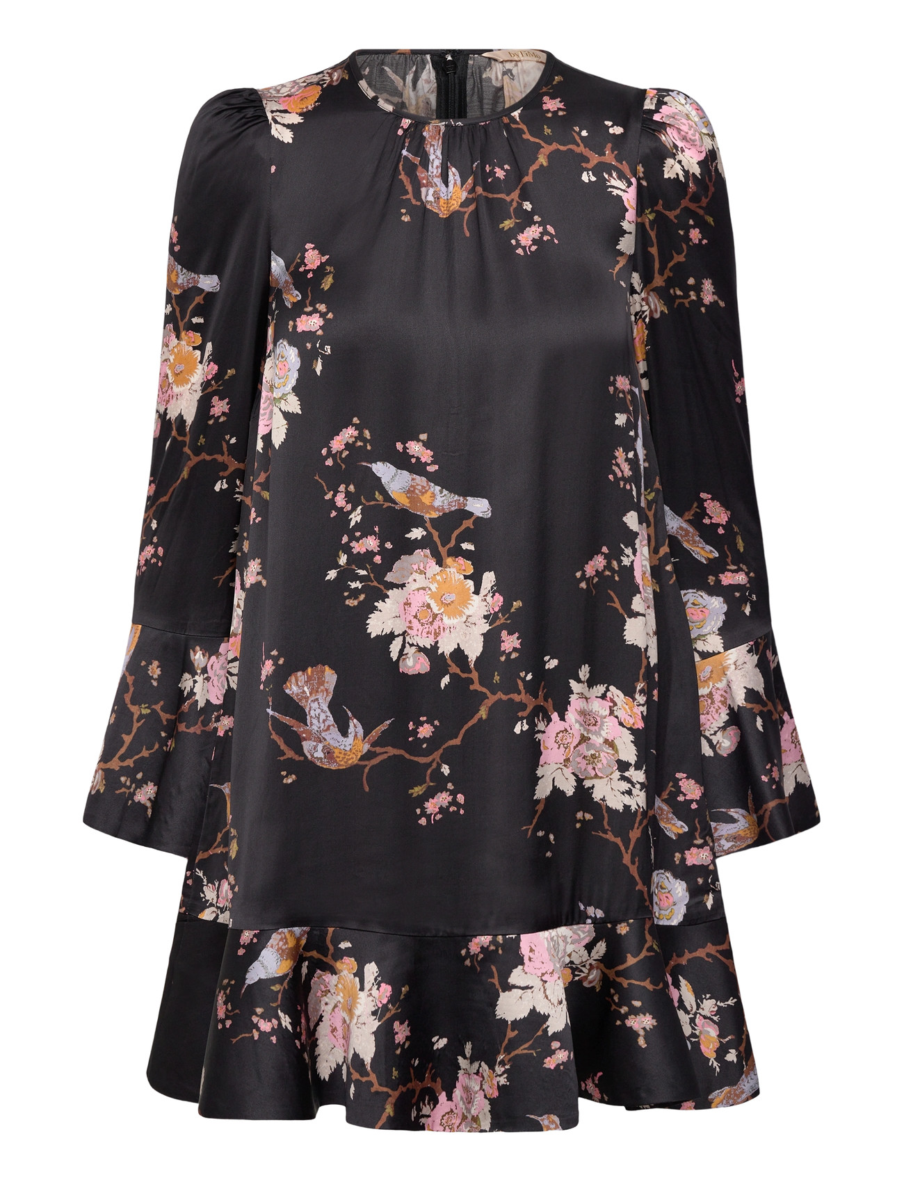 by Ti Mo Satin Shift Dress, M, Black, Kjoler > Kort Kjole, Dame