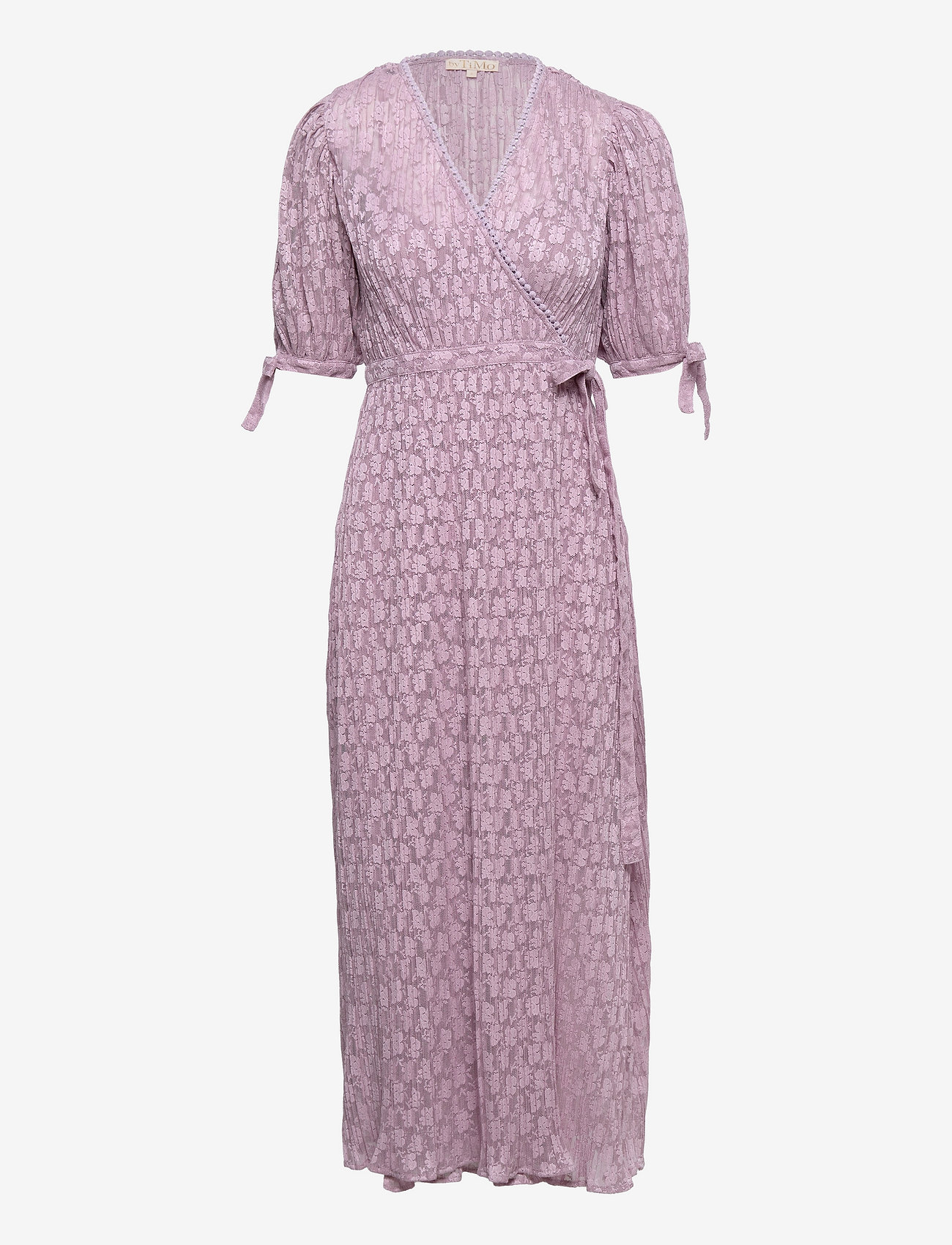 by Ti Mo - Plisse Wrap Dress - maxi sukienki - 026 - lavender - 1