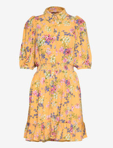 Shirt Dress - sommerkjoler - 273 - yellow bouquet