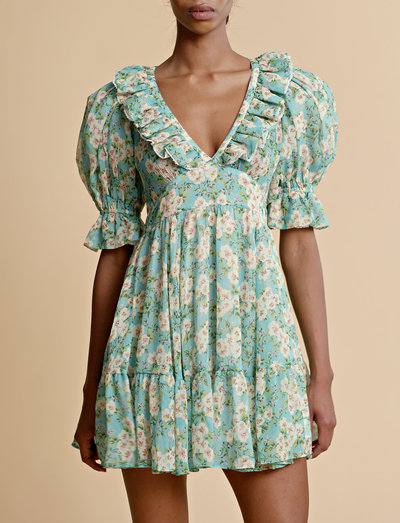 by Ti Mo Chiffon Puffed Mini Dress - Korta klänningar - Boozt.com