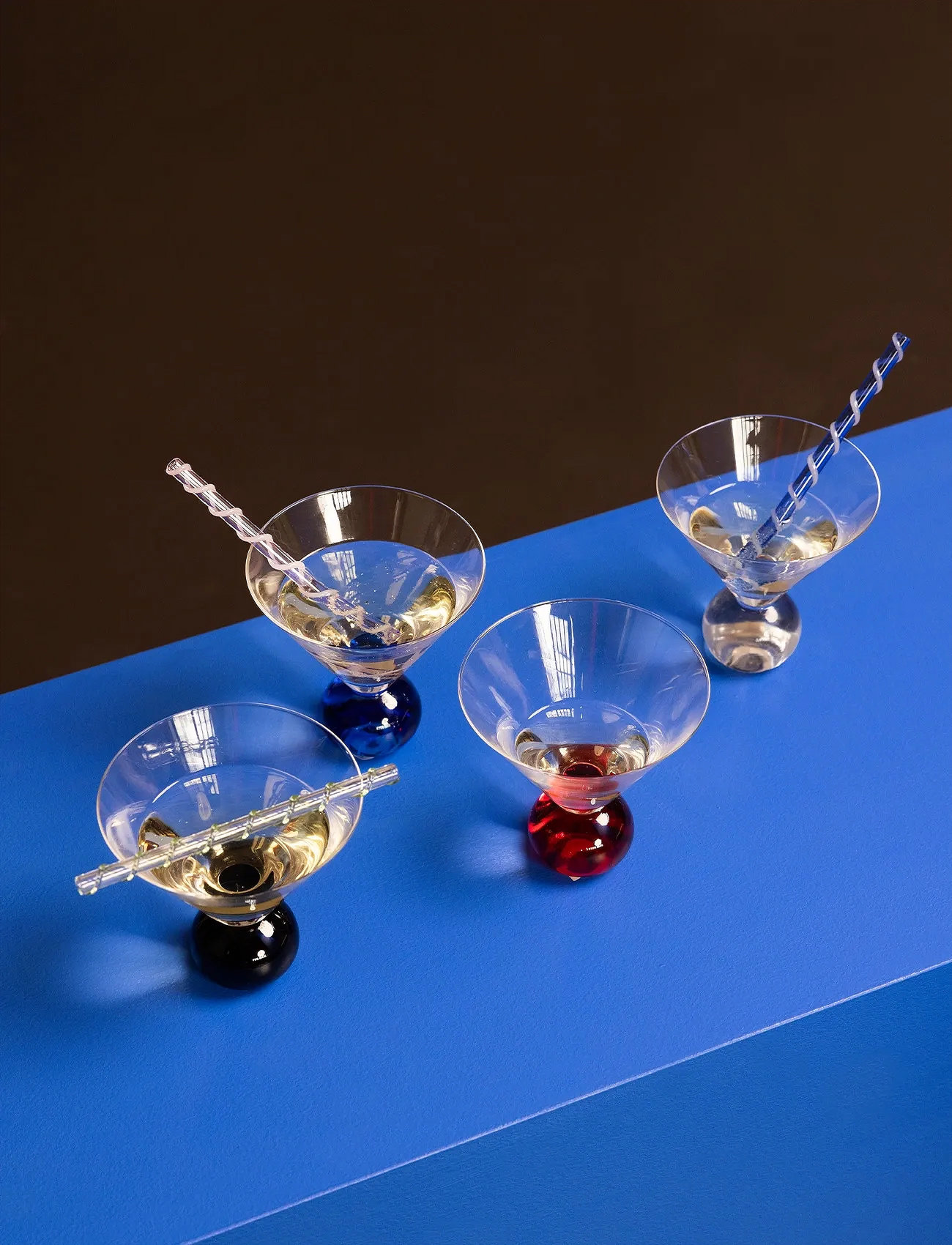 Byon Glass Spice 2Pcs/Set, Ø11X12 cm 24CL, Black, Glas > Cocktailglas, Unisex
