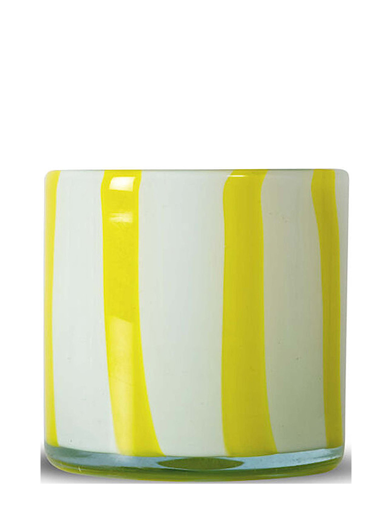 Candle Holder Calore Curve Xs Yellow Byon