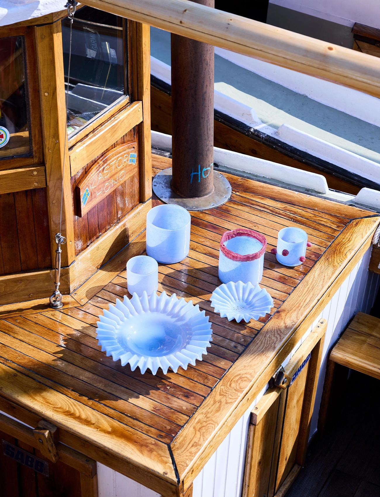 Byon Candle Holder Calore Xs, H10 cm, Blue, Lysestager & Lanterner > Fyrfadsstager, Unisex