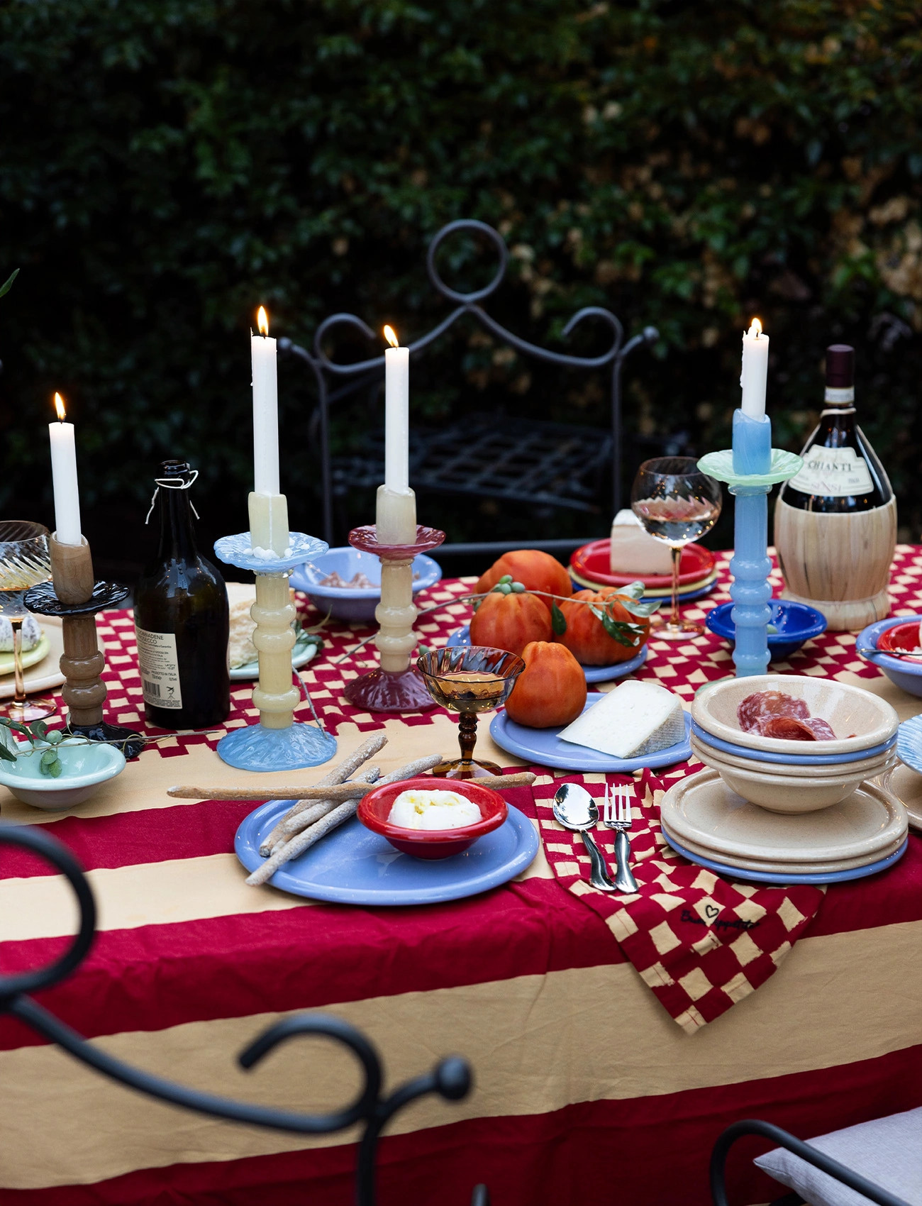 Byon Candlestick Lara S, One Size, Burgundy, Lysestager & Lanterner > Lysestager, Unisex